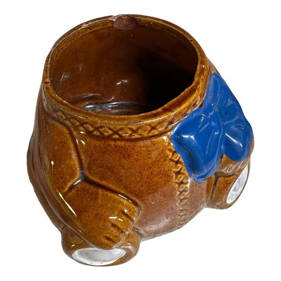 Vintage 1982 Houston Foods Ceramic Bear Honey Pot Container Jam Jar Hand Painted - Picture 8 of 13